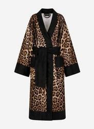 Designer bathrobes: leopard, zebra print 